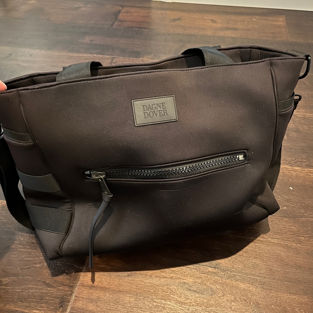 Dagne Dover black Wade diaper bag large like new!